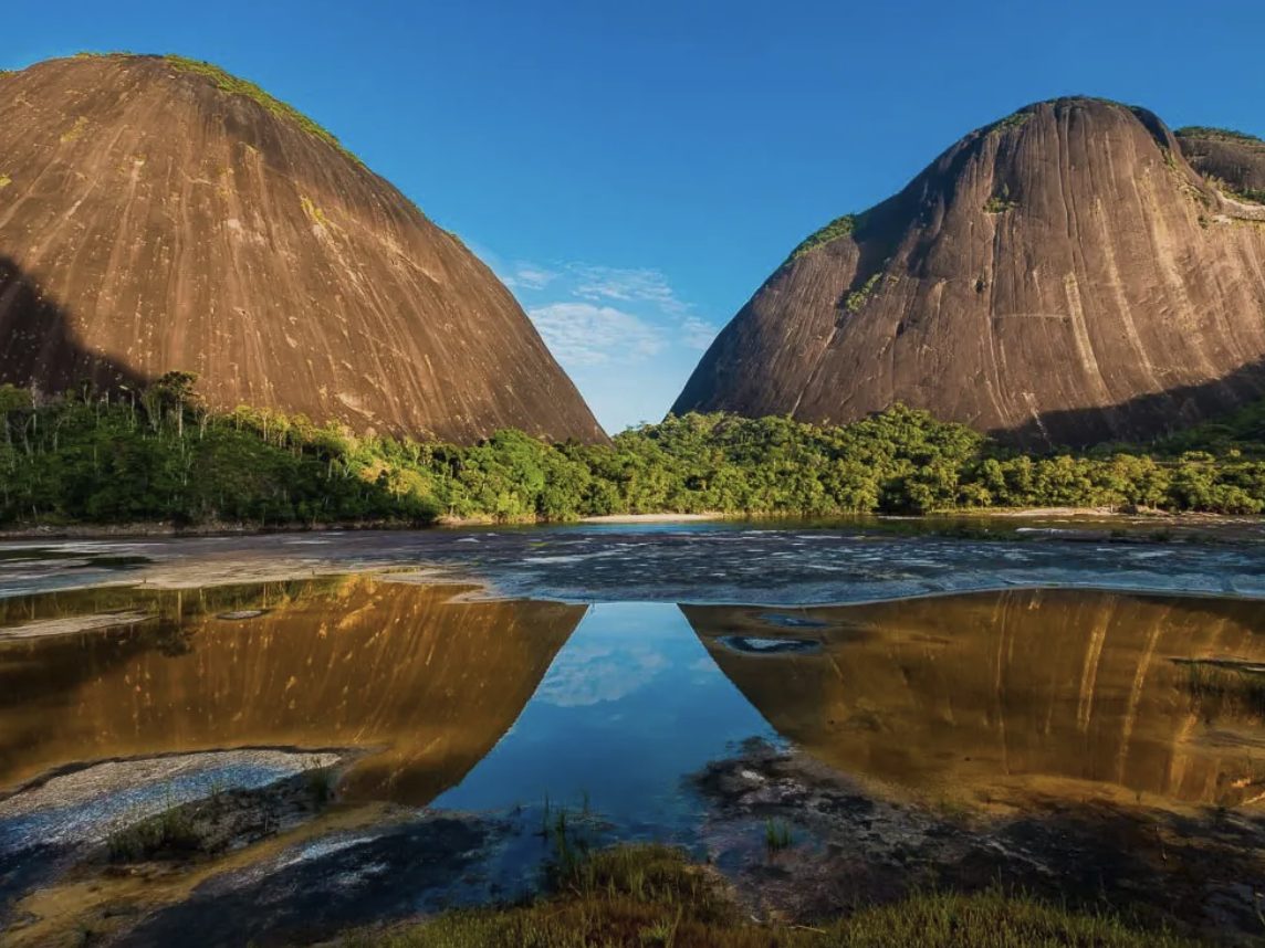 Granite hills of Mavecure above the Inírida River